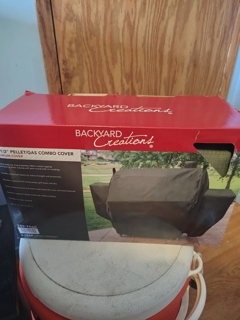 Black Grill Cover - Heavy-Duty Protection